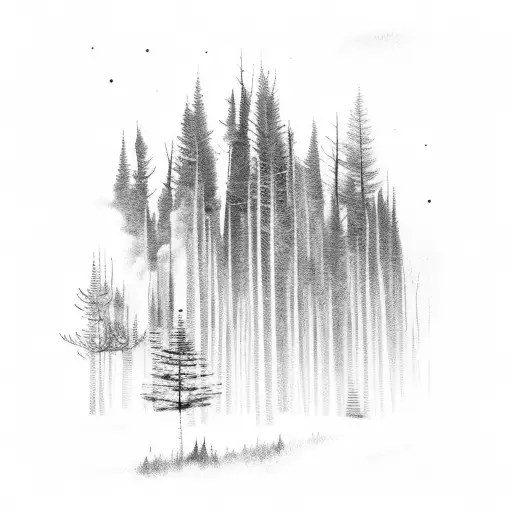 Forest In Camera Apeture