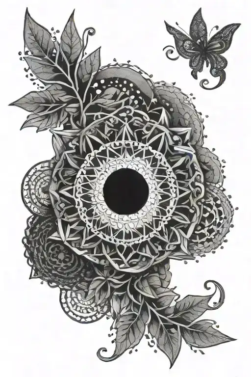 Nature Space Brutal Ethnic Ornament