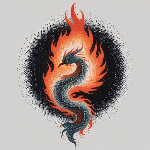 Sacred Firestorm of the Phoenix’s Path