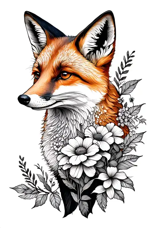 Fox And Flower
