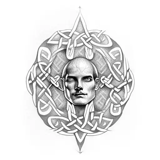 Initials Jm And Mj In A Celtic Arm