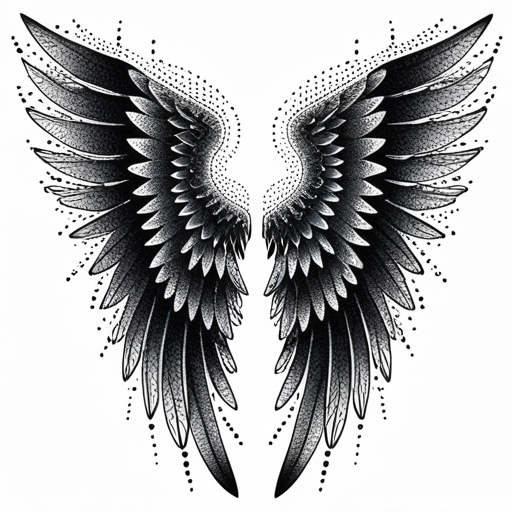 Fallen Wings Tattoo idea