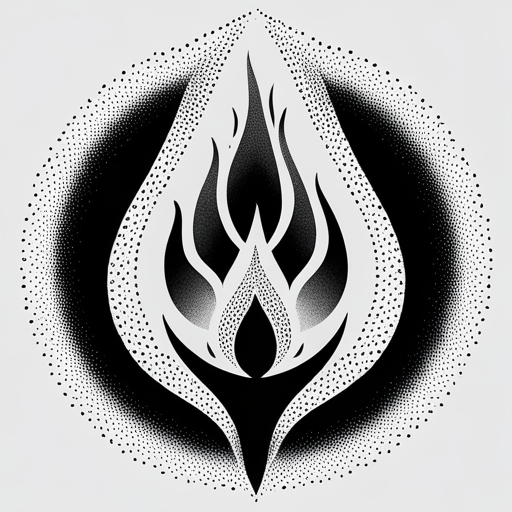 Tears of Sacred Flame Tattoo idea
