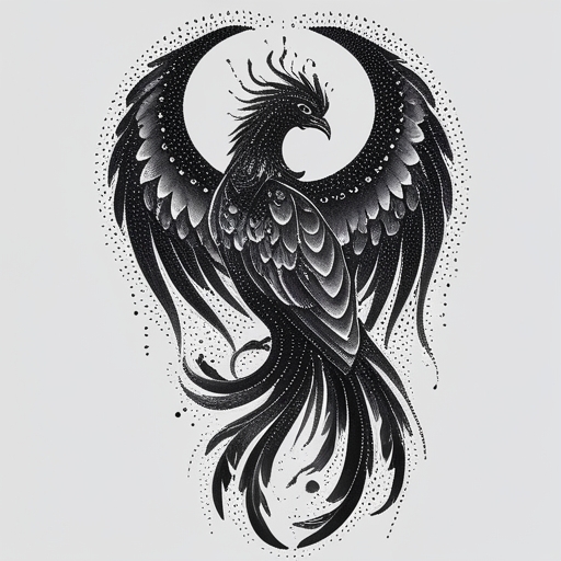 Whispers of the Phoenix’s Embrace Tattoo idea
