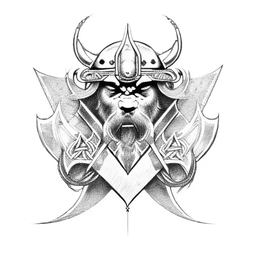 Viking And Electro Guitar