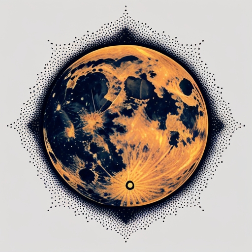 Whispers of the Moon’s Fire Tattoo idea