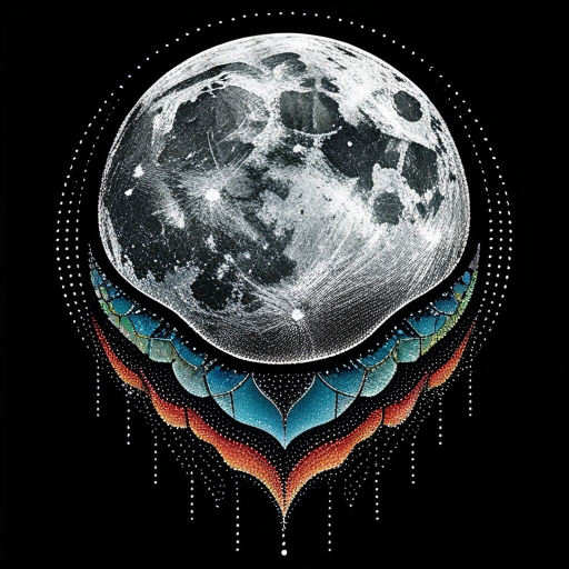 Moonlit Reflection Tattoo idea