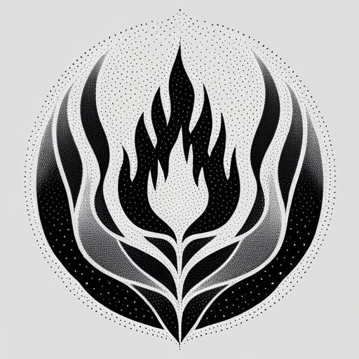 Sacred Fire’s Silent Path Tattoo idea