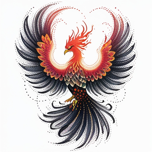 Phoenix’s Eternal Rebirth Tattoo idea