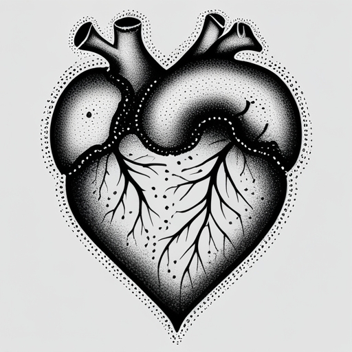 Crystal Heart Tattoo idea