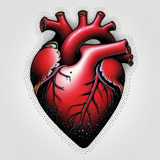 Crimson Heart Tattoo idea