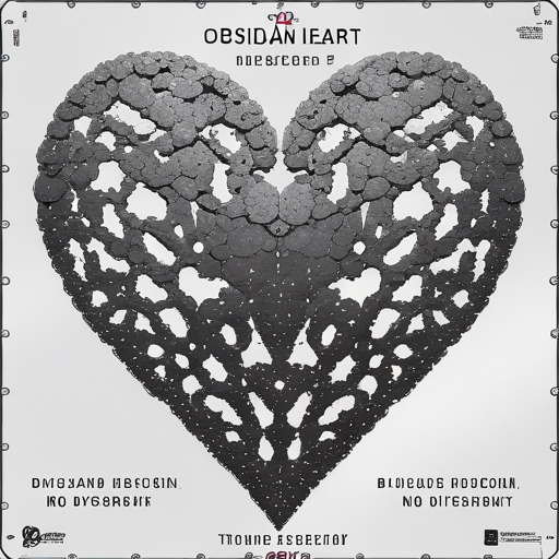 Obsidian Heart Tattoo idea