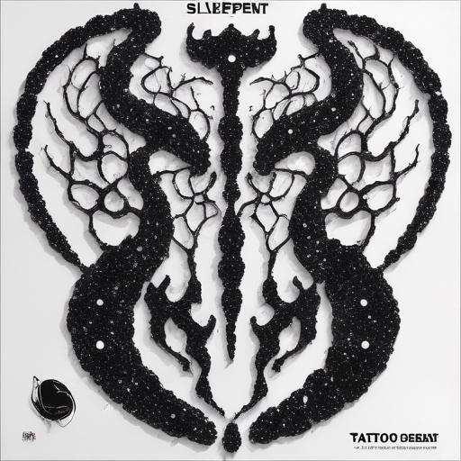 Silver Serpent’s Shadow Tattoo idea