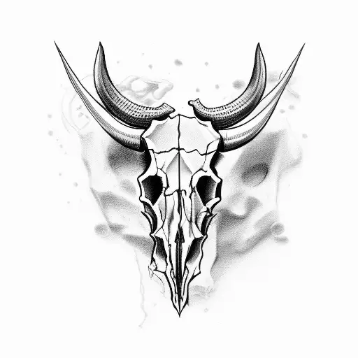 Bull Skull 8