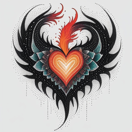 Phoenix’s Heart of the Storm Tattoo idea
