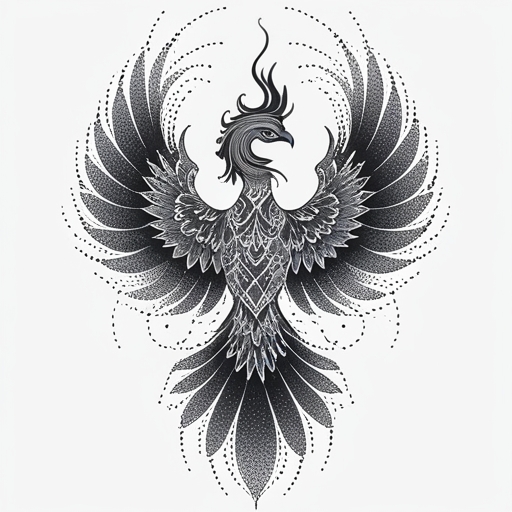 Sacred Phoenix’s Breath Tattoo idea