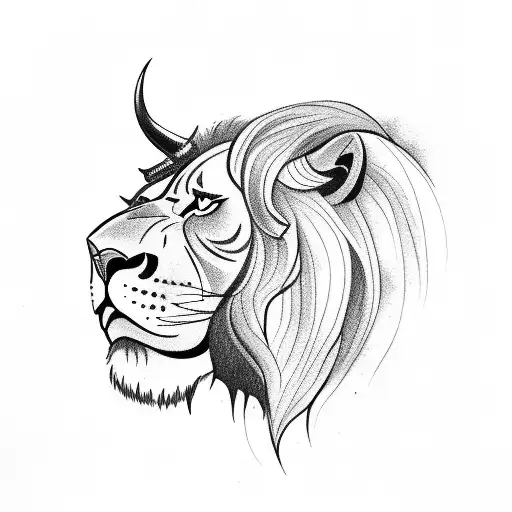 Bull Body With Head Of Lion