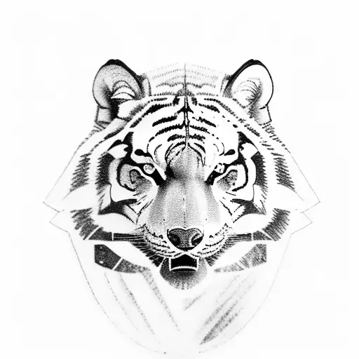 Timberwolf Bumping Heads Respectfully With A Siberian Tiger