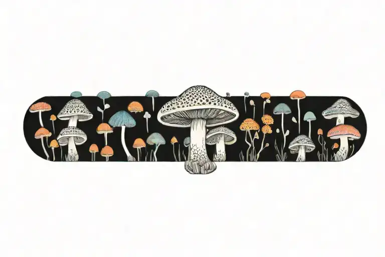 Multicolour Mushroom Forest