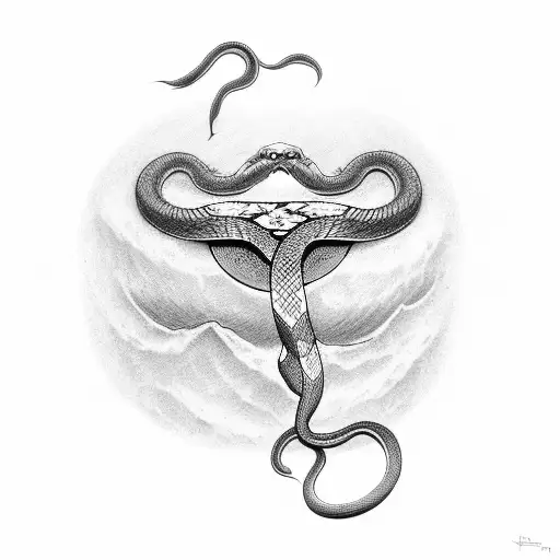 Snake Swallows His Tail