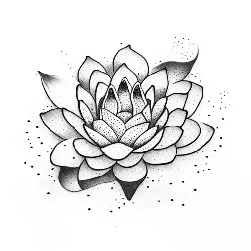 Water Lily With Stem