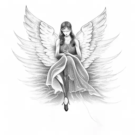 Angel Falling And Risen Again