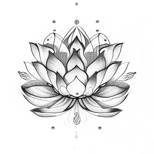 Lotus Flower With Motherhood Celtic