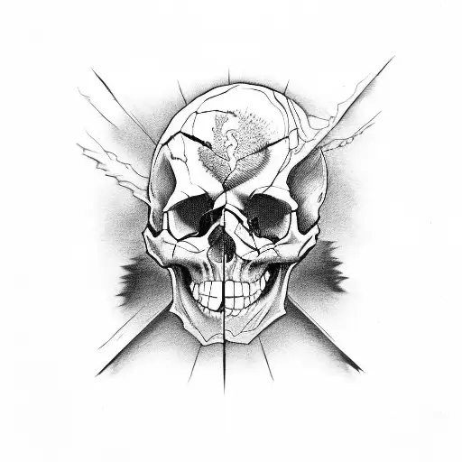 Skull Gettting Split Open By A Bat