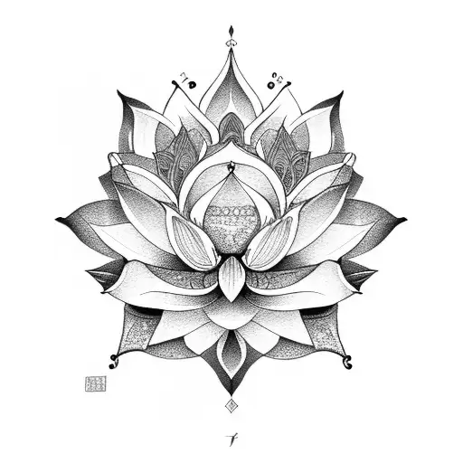 Lotus Flower With Motherhood Celtic