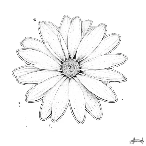 A White African Daisy
