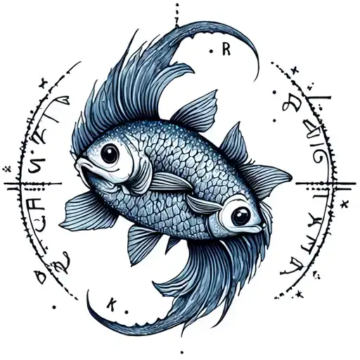 Fusion Of The Astrological Sign Fish And Gemini With The Name Kalie And Maeve