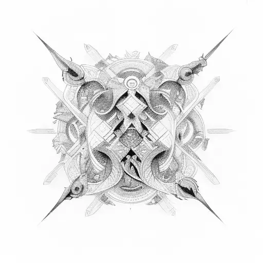 Symbol Of Infinity With A Swarm Of Scolopendras