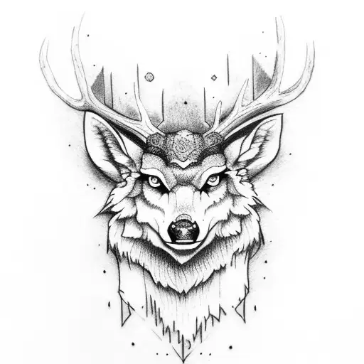 Deer Wolf Harry Potter