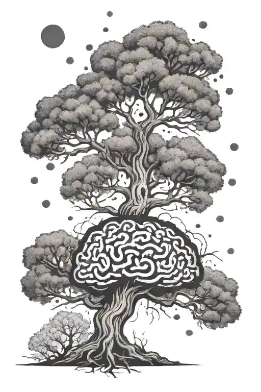 Tree And Brain Inside
