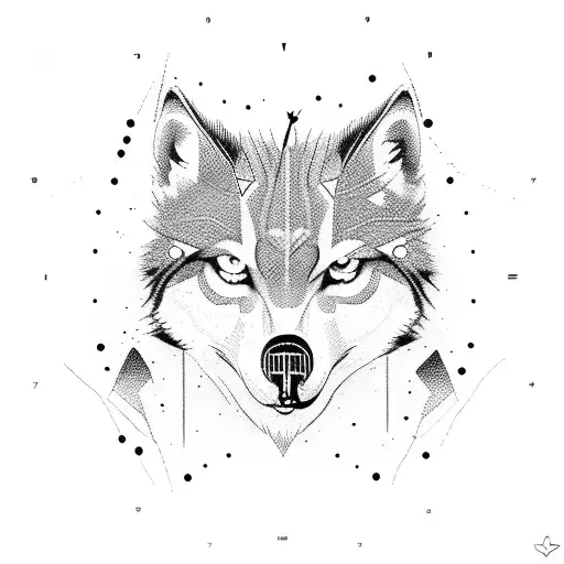 Clock With Lone Wolf