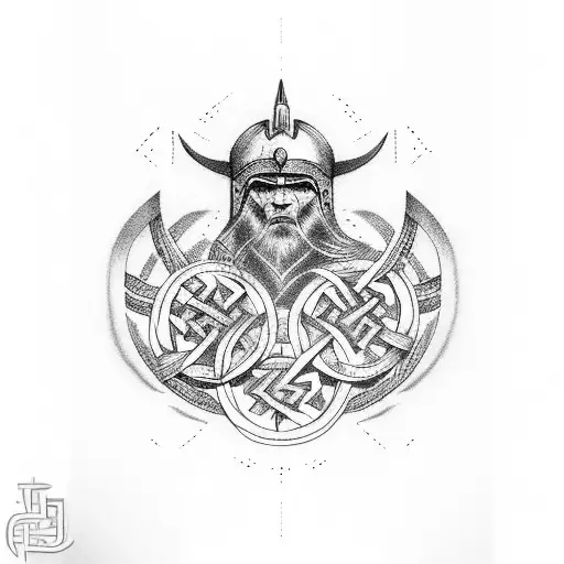 Norse Mythology Viking Runes Sleeve