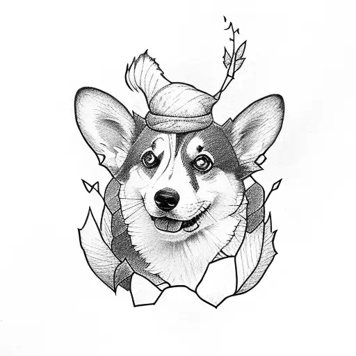 Corgi Reading Book