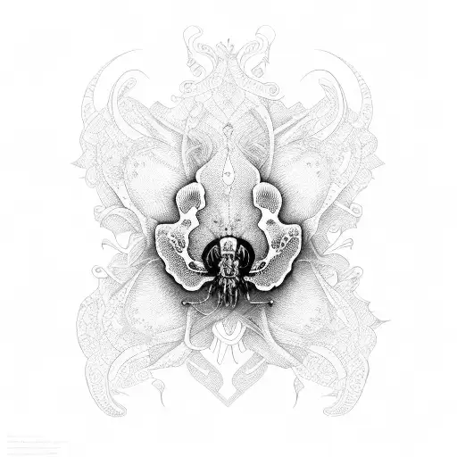 Ornamental Orchid Spider