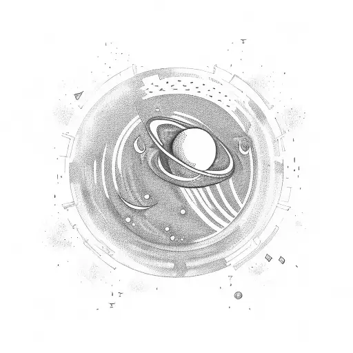 Blackhole And Astronaut