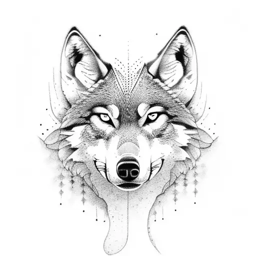 A Wolf Running Freely Through A Vast Wilderness