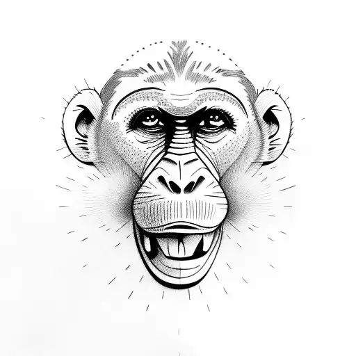 Monkey Holding Mango