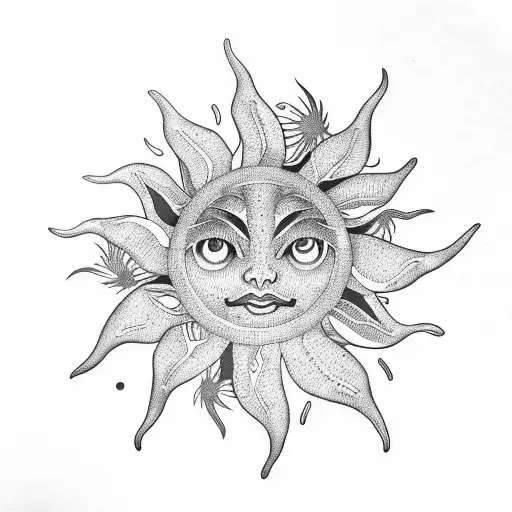 Monstera Plant And Sun