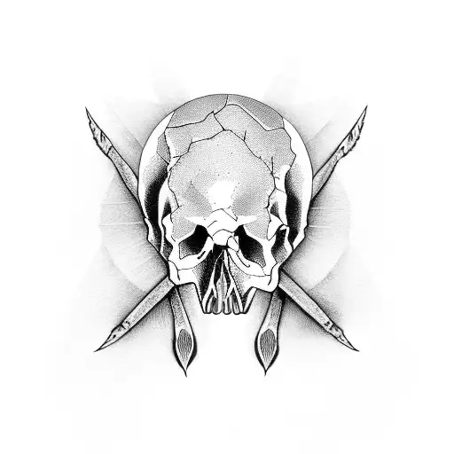 The Girl Licks The Skull