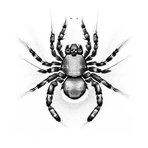 A Spider With Radiant Laughter