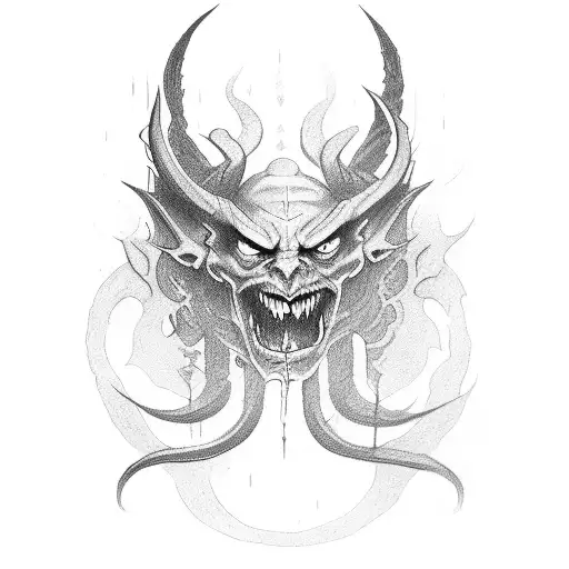 Demon With Amir Text