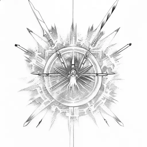 Toji Zenin Inverted Spear Of Heaven Around Arm