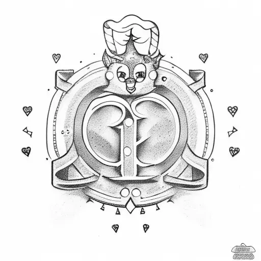 Cute Little Tattoo With The Letters O And A