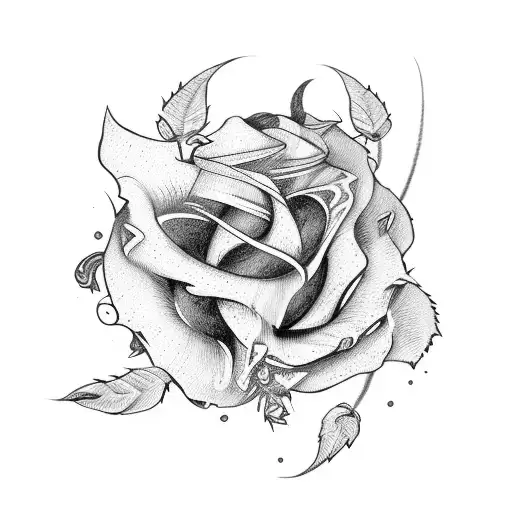 Bramble Rose Sword Fire