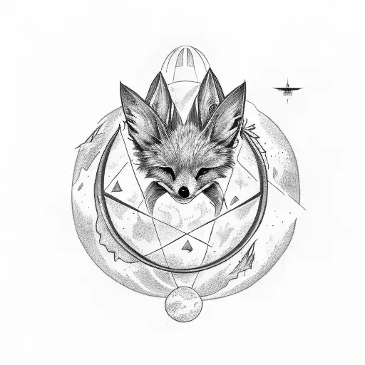 Two-tailed Fox Eats The Universe From The Body Of A Dead Astronaut