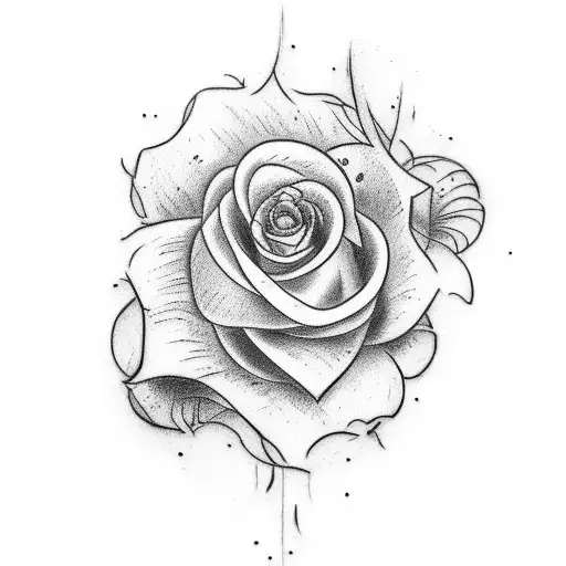 There Are Two Dates Of Birth Visible On The Tattoo And It Is Incorporated With A Flower Or Plant